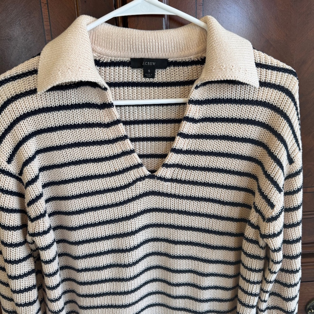 J Crew spring sailor sweater - like new - size Small